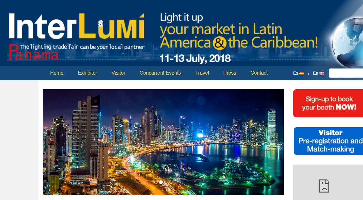 Lamp Shining is participating in Panama InterLumi lighting.png