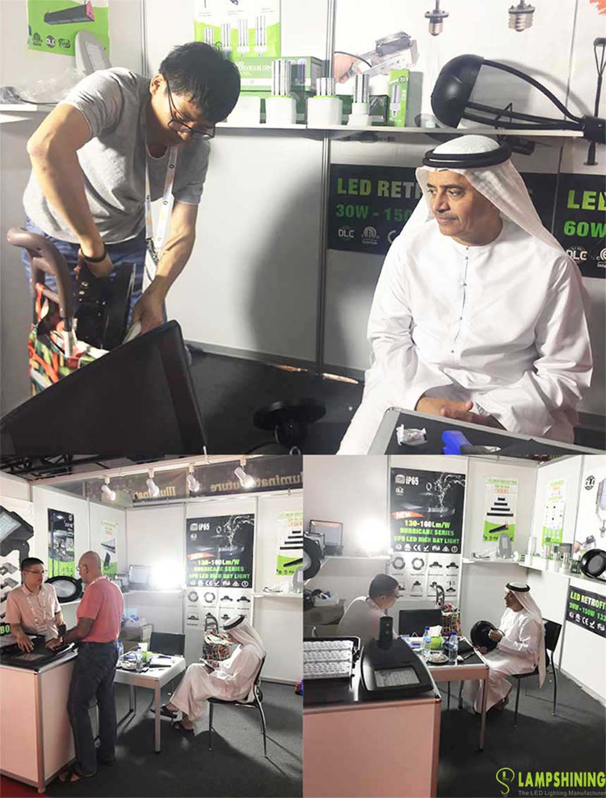 Light Middle East Exhibition 2018 introduces ufo led high bay light to customers.jpg