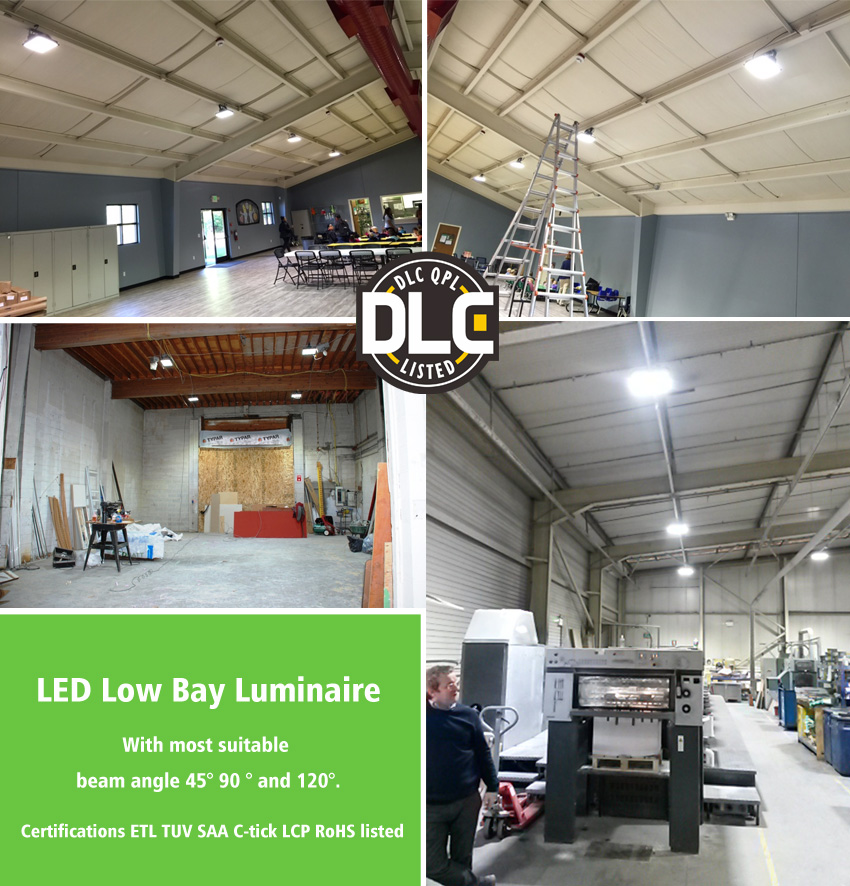 dlc led low bay luminaire