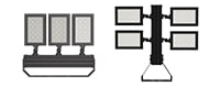 two dragonfly series led stadium lights