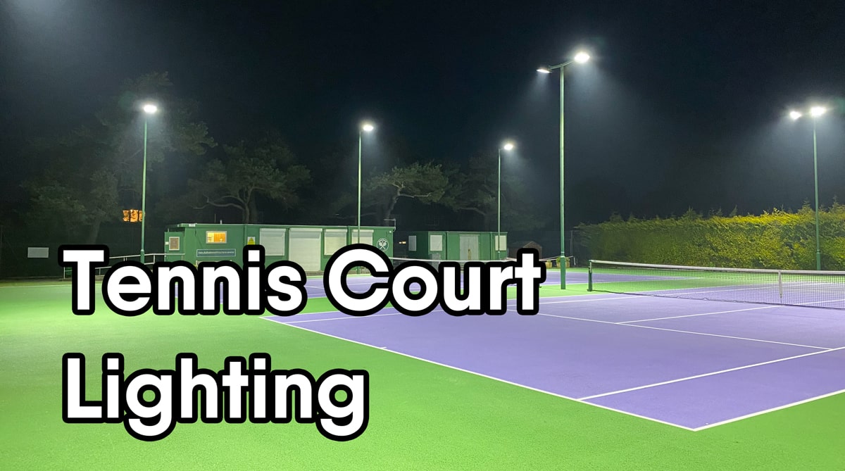 tennis court lighting