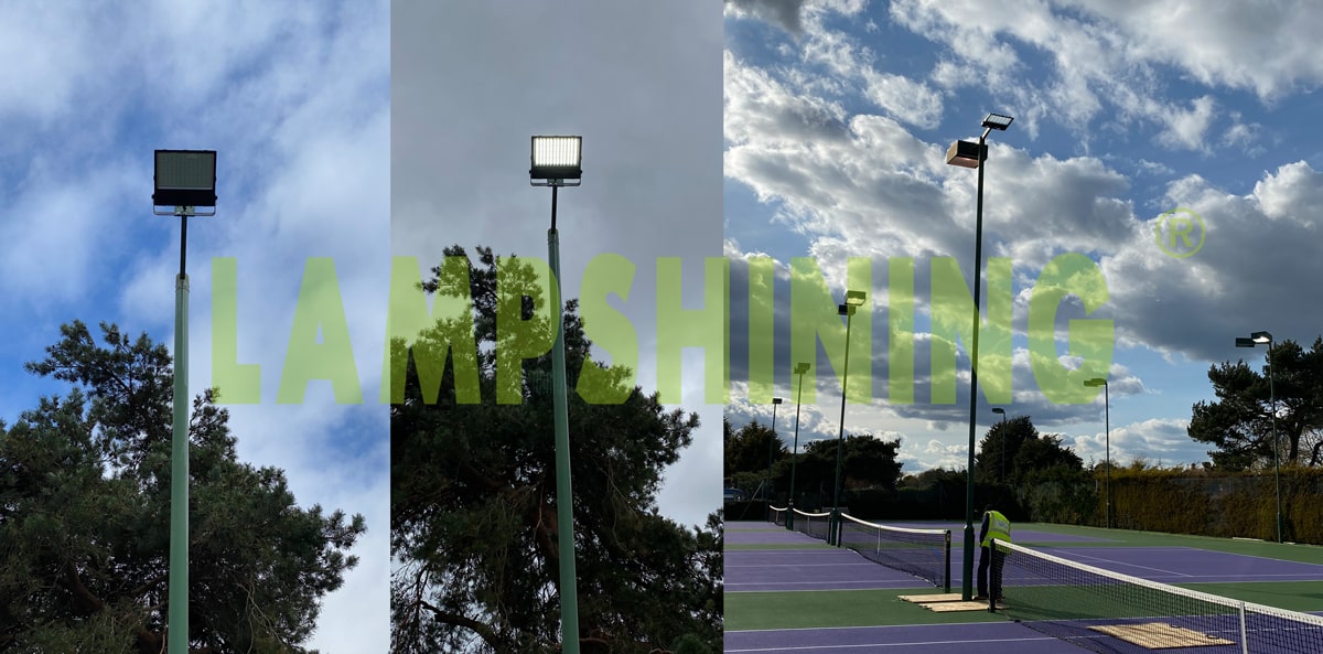 case of tennis court led lighting