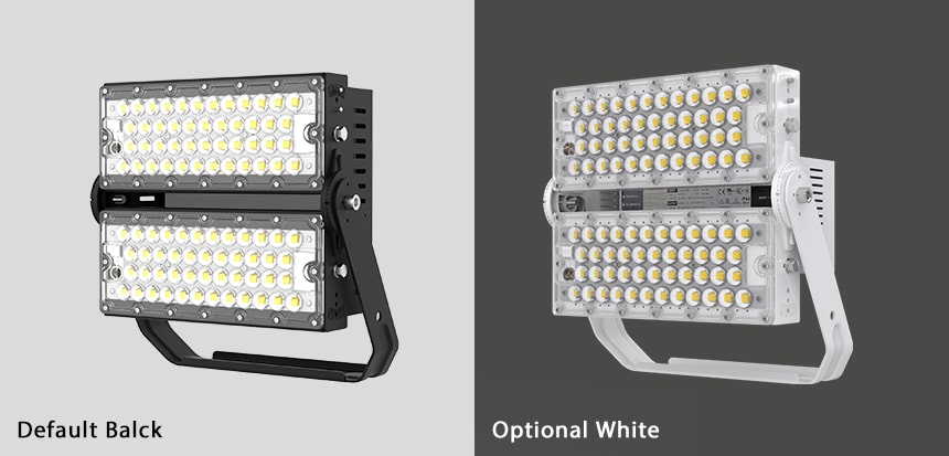 slim pro LED Flood Lights color, black and white