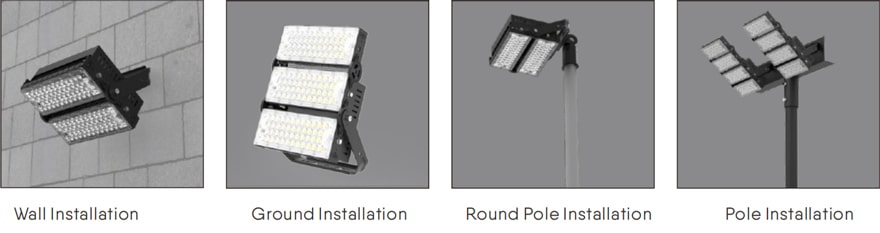 400W Slim Pro LED Flood Light installation method