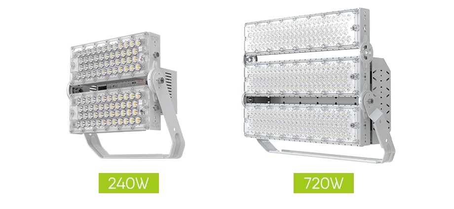 720w and 240w slim pro led high mast light