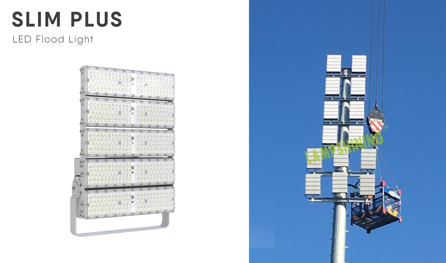 slim plus led flood light product front