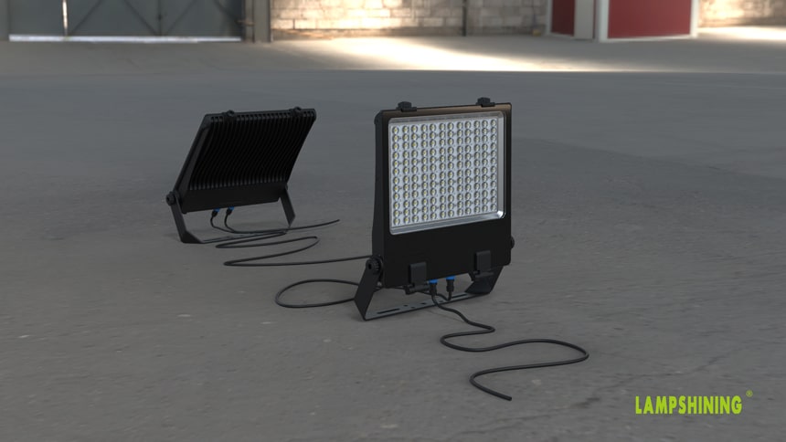 Linkable LED Flood Light Fixtures