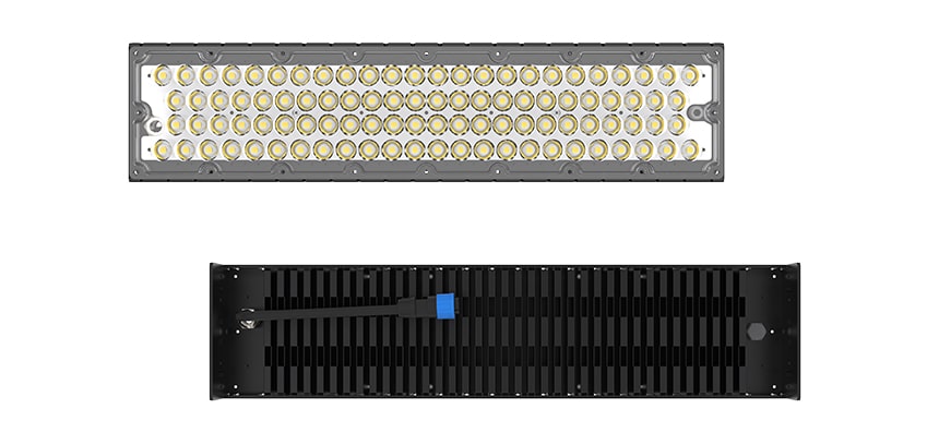 200W black LED Fin Module Light show