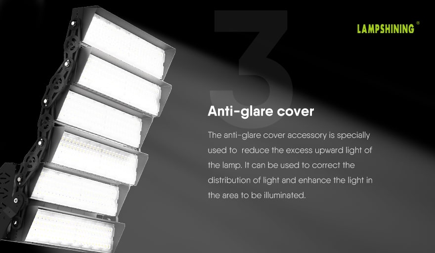 1440W Slim ProX LED High Mast Light with Anti-glare cover