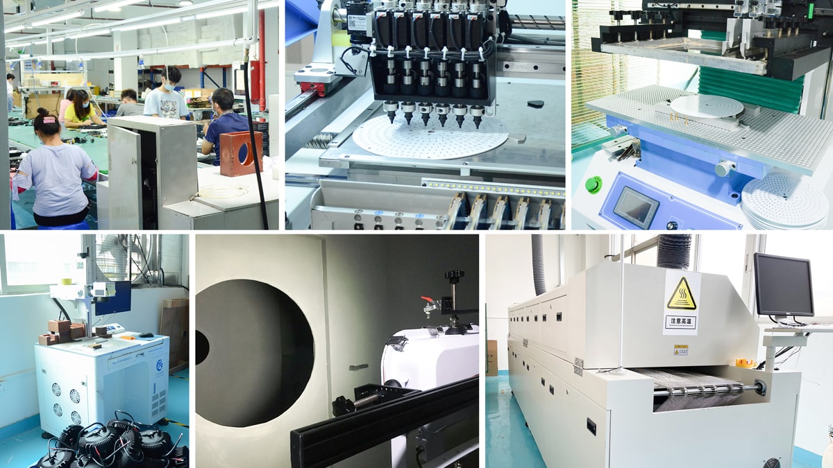 Lamp Shining Manufacturing Co.,Ltd workshop and equipment