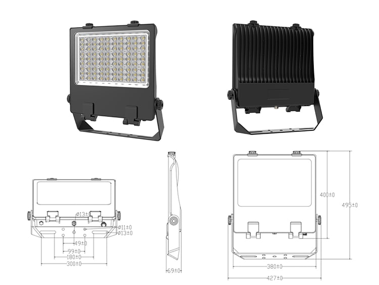 200w led flood light