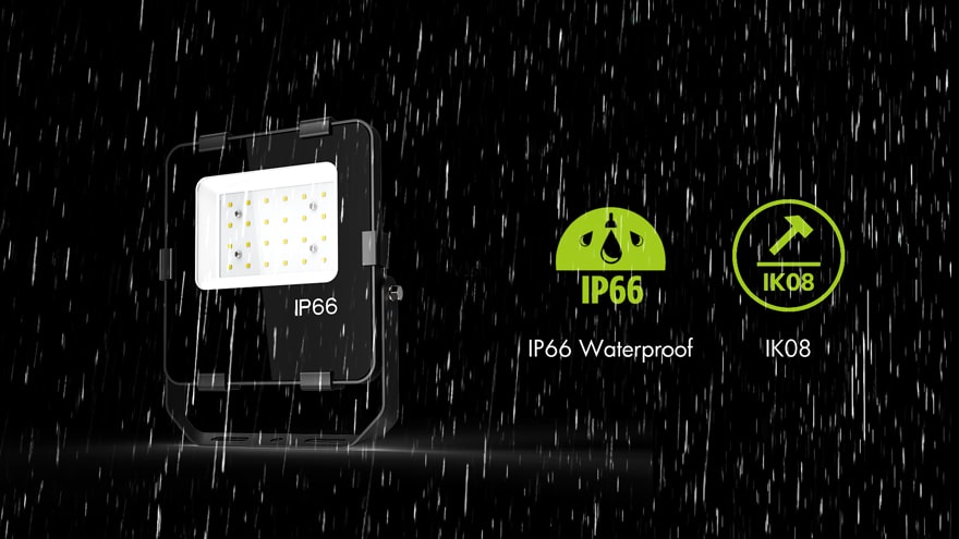 30W Slim EKO LED Flood Light has waterproof and IK08 features