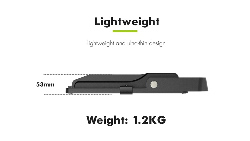 ultra-thin and lightweight 30W Slim EKO LED Flood Light