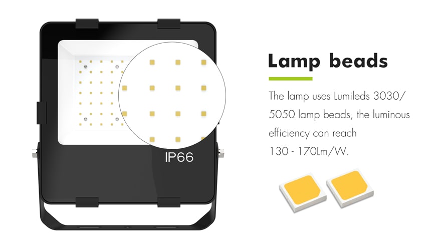 LED Flood Light 100W uses lumileds 3030/ 5050