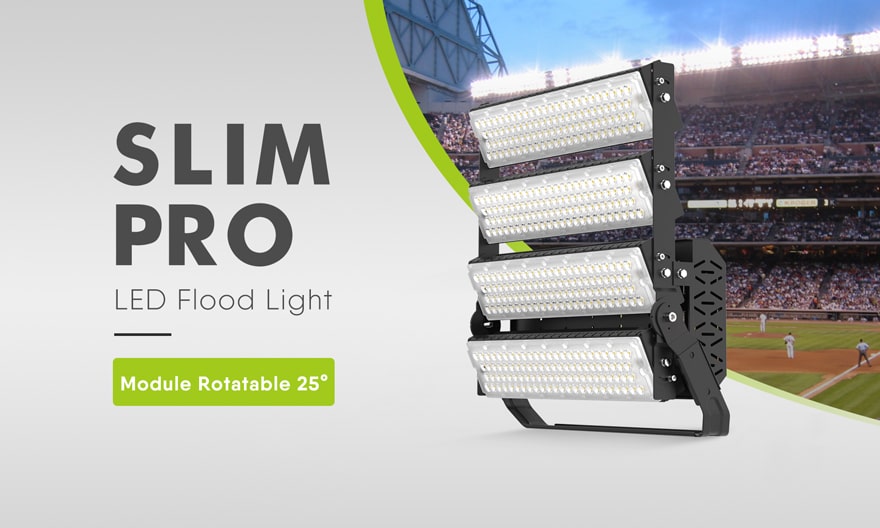 slim pro 800w led sports lighting