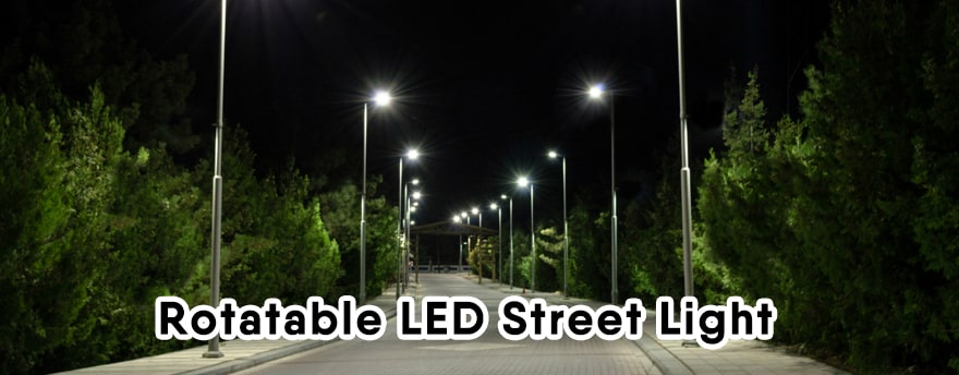 rotatable led street light