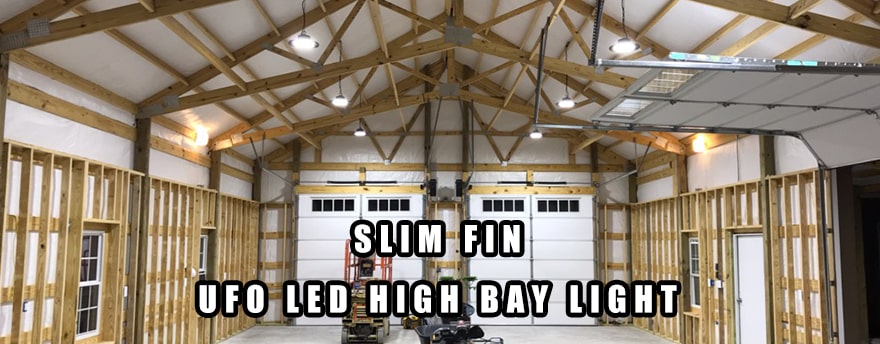 slim fin ufo led high bay light