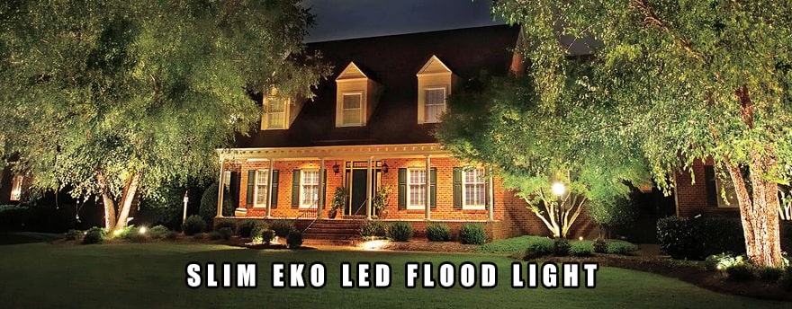 slim eko led flood light