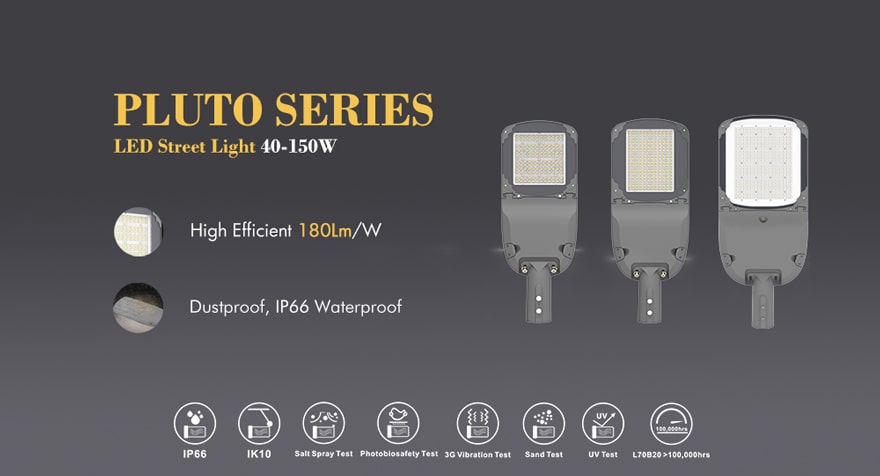 40-150W Pluto LED Street Light