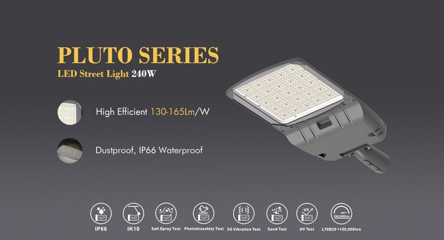 pluto 240W LED Street Light