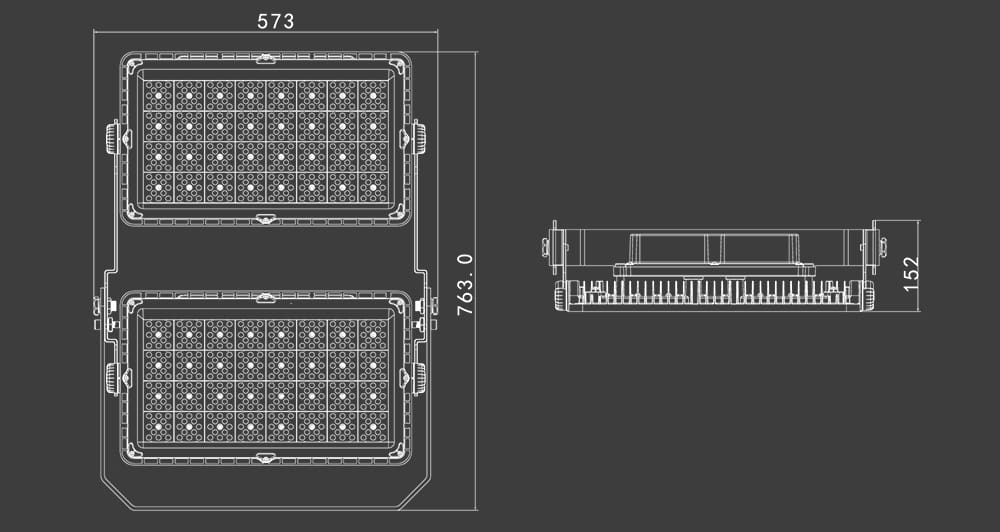 ultra Stadium LED Lighting Fixtures size