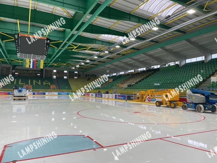 Case of 960W Slim Plus P50 Anti Glare LED Sports Light for Ice Rink