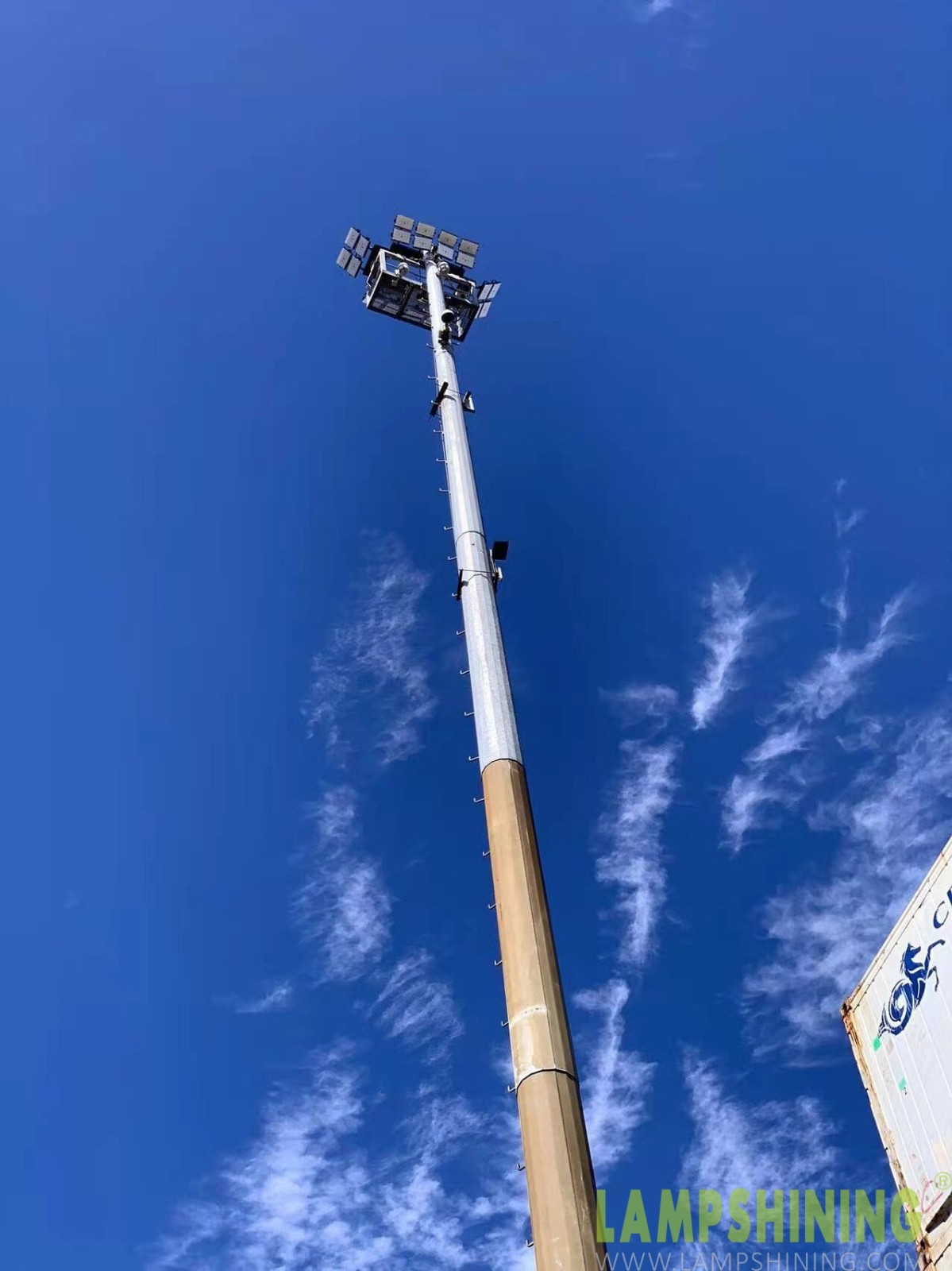 Fiji Port Terminal Lighting Projects -Dragonfly LED high mast Light 1200W