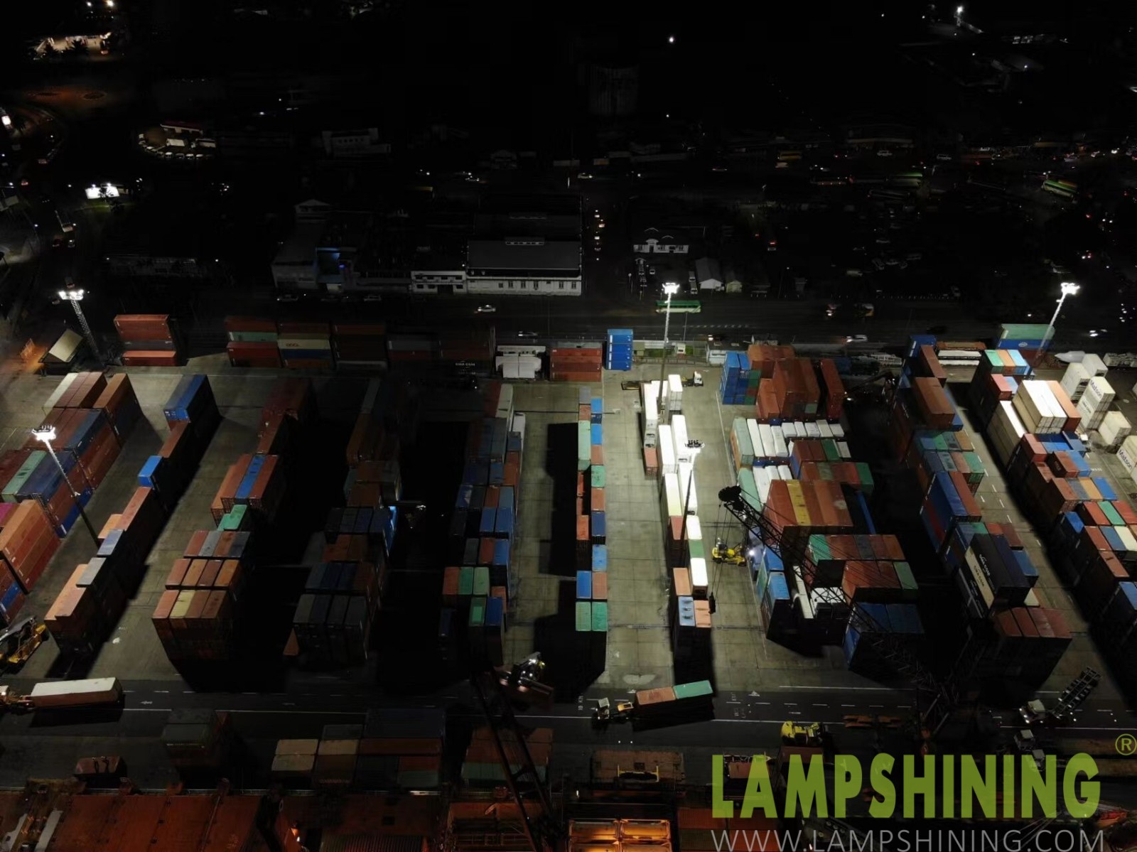 Fiji Port Terminal Lighting Projects -Dragonfly LED high mast Light 1200W