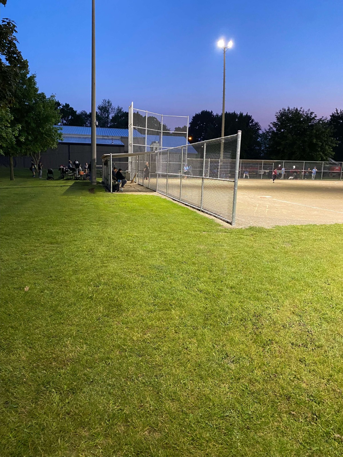 Canadian baseball field lighting case, 720W Pro led high mast lights