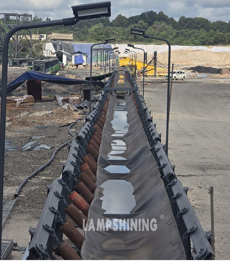 Mine Conveyor LED Lighting in Indonesia -LED Conveyor Lights
