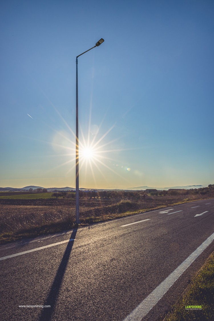 Road lighting case in Europe - Pluto led street lights