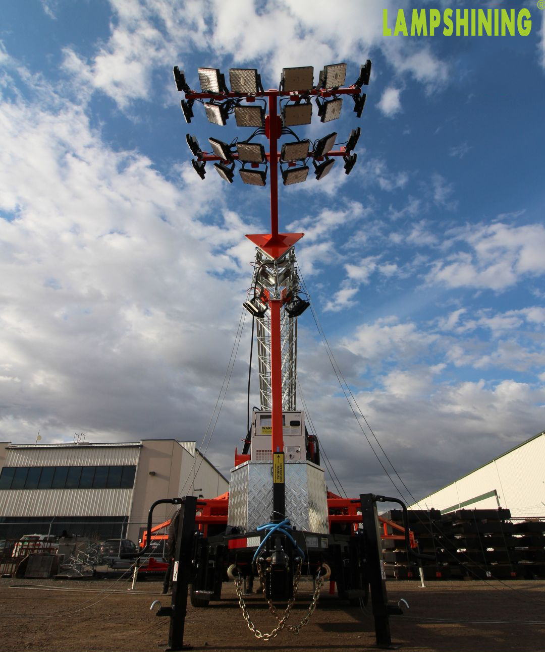 Canada Mobile Light Tower Project | Ultra 300W Tower LED Lights Canada Mobile Light Tower Project | Ultra 300W Tower LED Lights