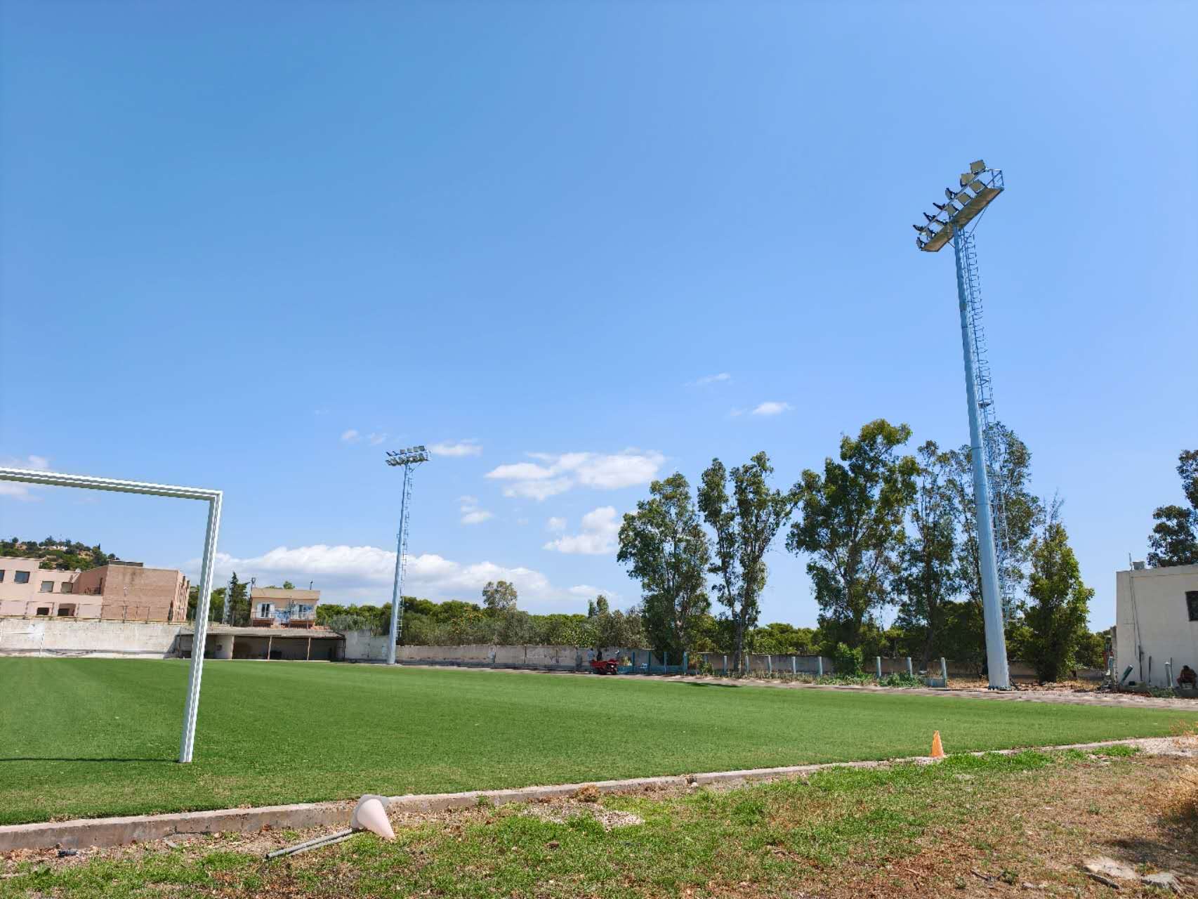 Greece Football Stadium Lighting Project – Ultra-S 1500W LED High Mast Lights Greece Football Stadium Lighting Project – Ultra-S 1500W LED High Mast Lights
