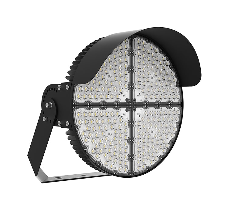 Round Aluminum LED Sports Light 480W - Anti Glare Corrosion-resistant brackets Lighting Fixtures 