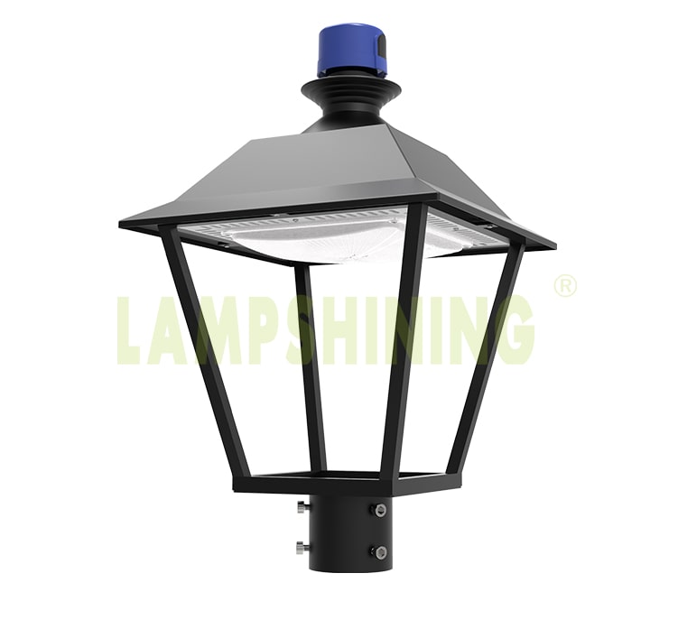 LED Post Top Pole Lights, DLC 60W 7800Lm 3000K Outdoor Urbanscape Decorative Area Top Light Fixtures