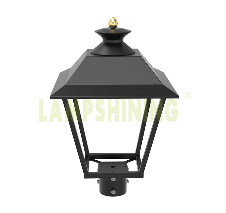 LED Post Top Pole Lights, DLC 60W 7800Lm 3000K Outdoor Urbanscape Decorative Area Top Light Fixtures