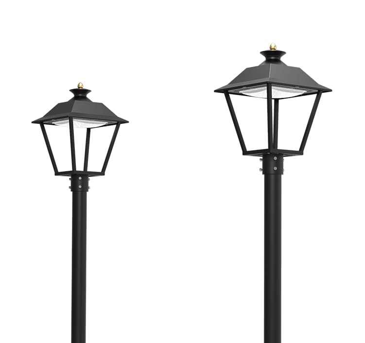 LED Courtyard Lighting Fixtures 30W, Commercial Aluminum Small Landscape Area Lights, Garden Lawn Lights