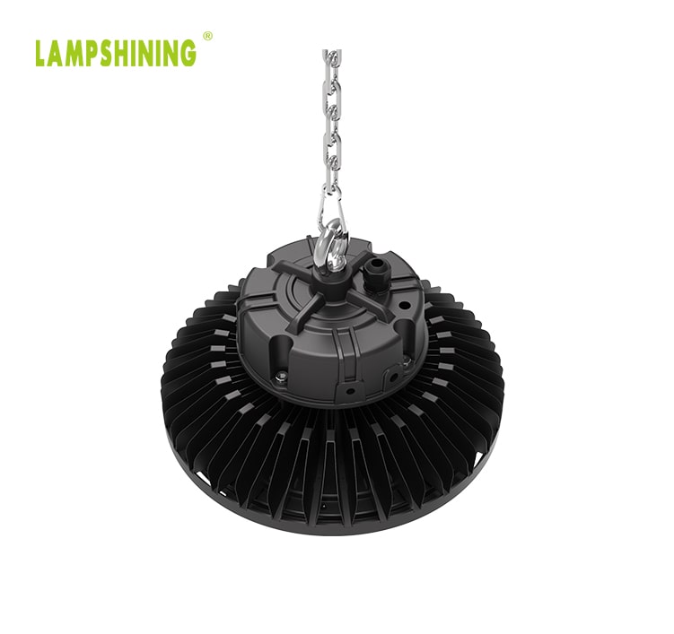 150w Slim Lightweight Folding Fins Heatsink DLC Premium UFO LED High Bay Light