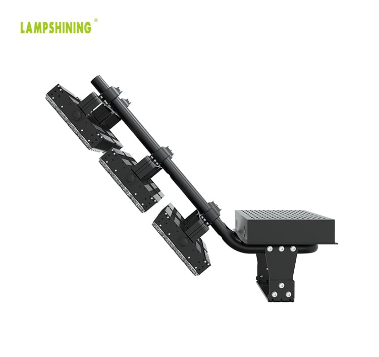 1800W LED Area Flood Light Fixtures - 100-277V 5000K 306,000lm Super Bright Outdoor 6 Modules Work Light