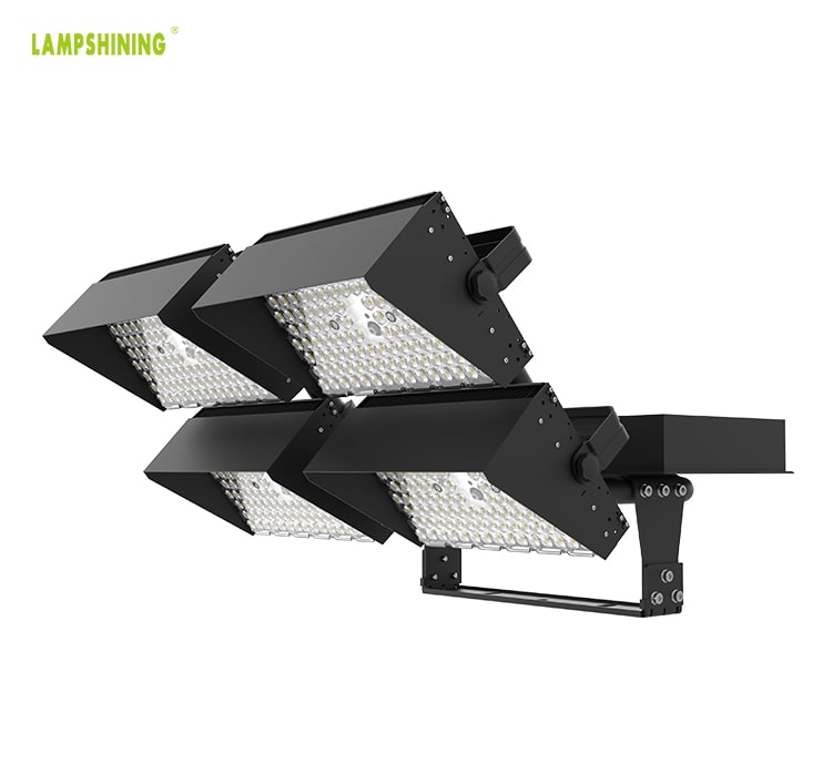 High Power 960W LED Stadium Light Fixtures - 100-277V 25KG Quick install Aluminum Anticorrosiv Flood Light