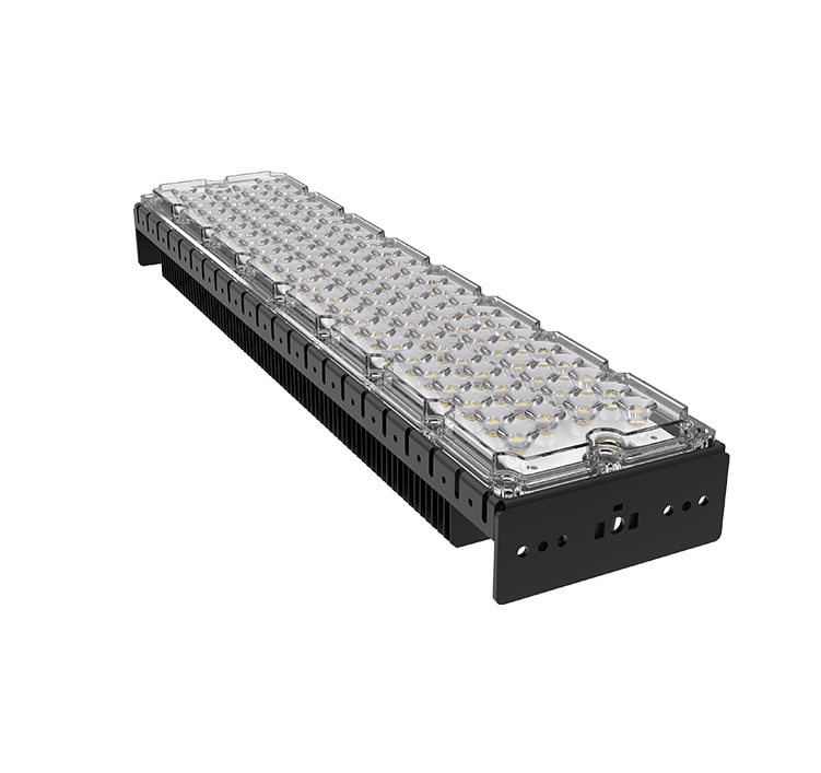 200W LED Fin Module Light, Waterproof Lumileds 5050 160Lm/W Area Light