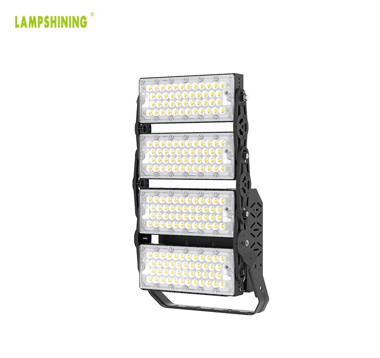 400W 64000lm Outdoor 3 Module LED Flood Light 5700K daylight -  Replaces 1000W Metal Halide