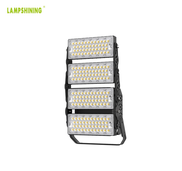 400W 64000lm Outdoor 3 Module LED Flood Light 5700K daylight -  Replaces 1000W Metal Halide