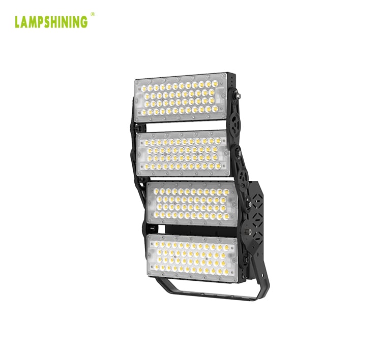 400W 64000lm Outdoor 3 Module LED Flood Light 5700K daylight -  Replaces 1000W Metal Halide