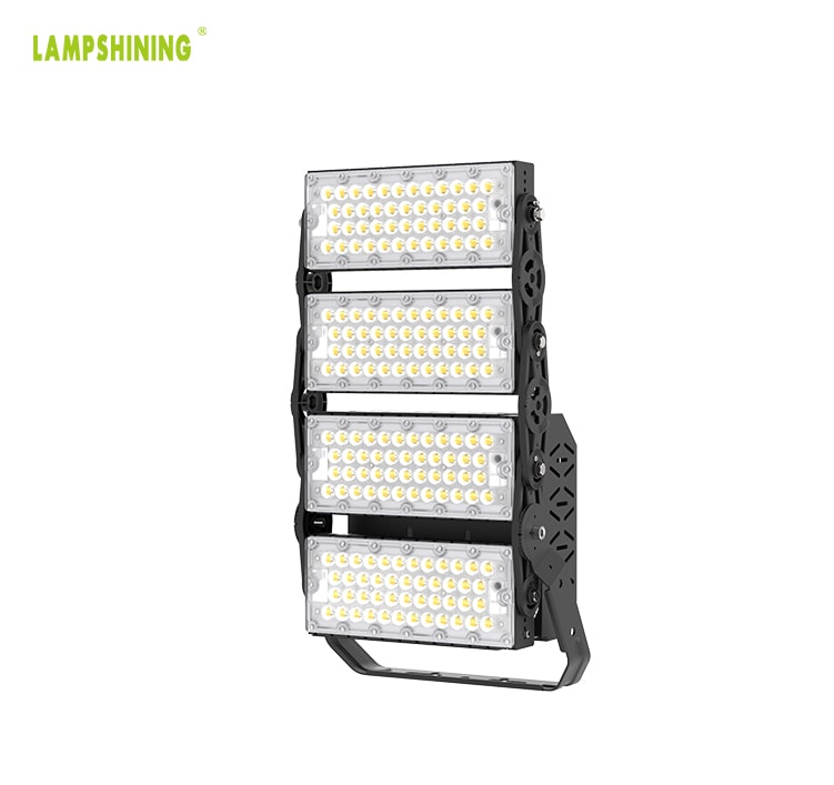 480W LED High Mast Area Light - 74400lm 4 module Rotatable High uniformity Waterproof Lighting Fixture