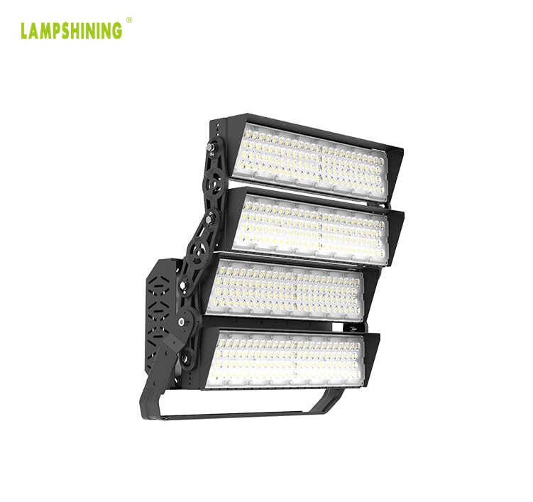 800W 128000lm LED Sports Light Fixture - Football, Golf Course, Seaport Lighting