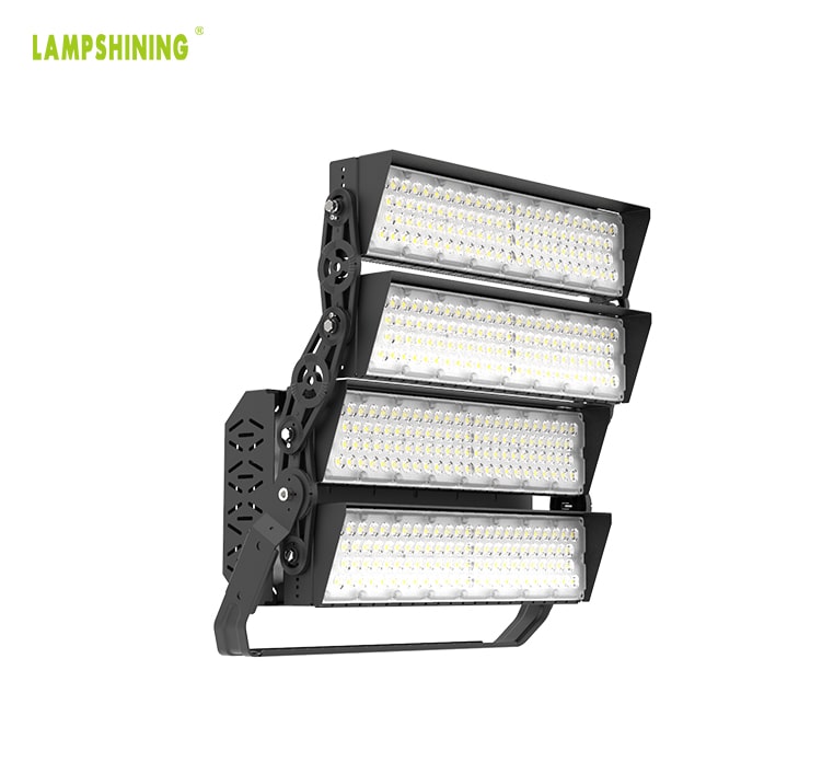 960W LED Sports Light Fixture - Yoke Mount Football, Squash, pickleball, Stadium Lighting