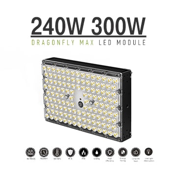 240W/300W Dragon MAX LED Light Module - Orsam 5050 - 170-200Lm/W - 46‐48VDC