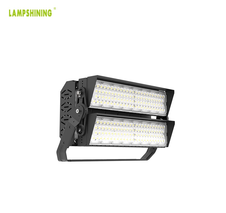 LED Sports Light, 480W 76800lm 100-277V Daylight DLC TUV Module Flood Lighting Wholesale