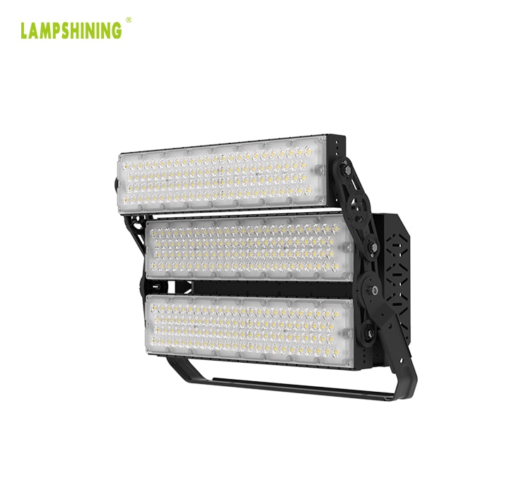 720W Outdoor High Uniform LED Lighting, Aluminum Waterproof and Lightning-proof Lightweight Pole Light